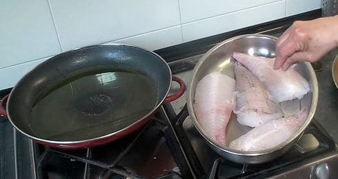 Receta de Colitas de Rape con All i Oli