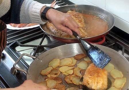 Receta de Colitas de Rape con All i Oli