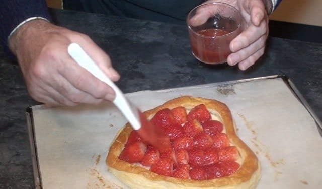 Receta de Corazón de Hojaldre San Valentín