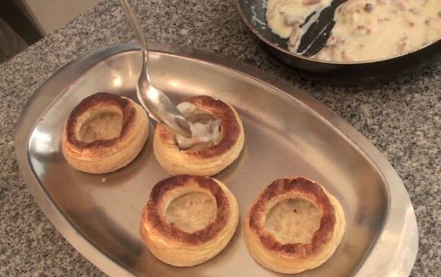 Recepta de Volovanes Farcits de Bolets i Bacó