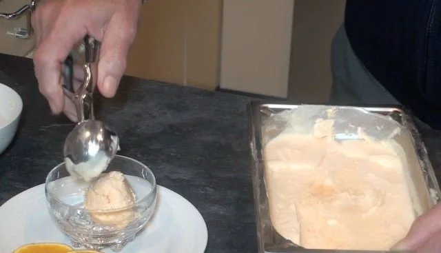 Receta de Helado de Naranja Receta de Helado de Naranja