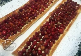 Receta de Hojaldre de Fresas Silvestres Receta de Hojaldre de Fresas Silvestres