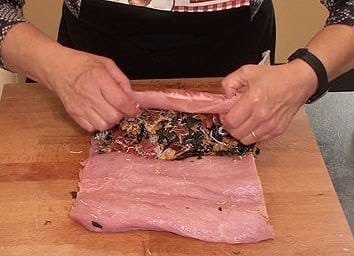 Recepta de Llom Farcit de Pernil i Bolets