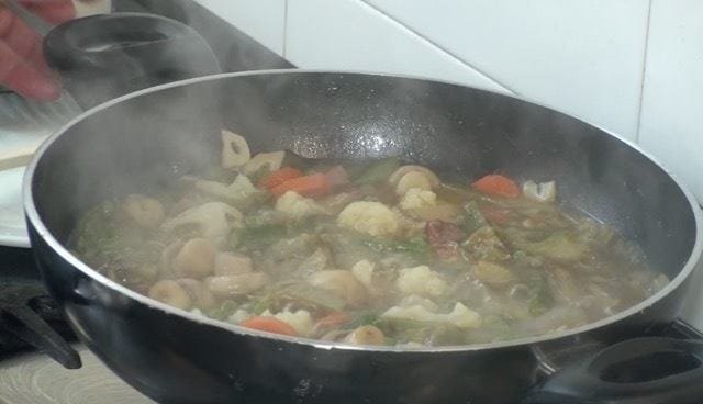 Receta de Menestra de Verduras