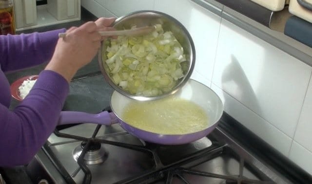 Recepta de Pudin de Porros, Bolets i Gambes