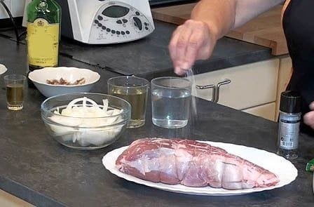 Receta de Redondo de Ternera a las dos Salsas