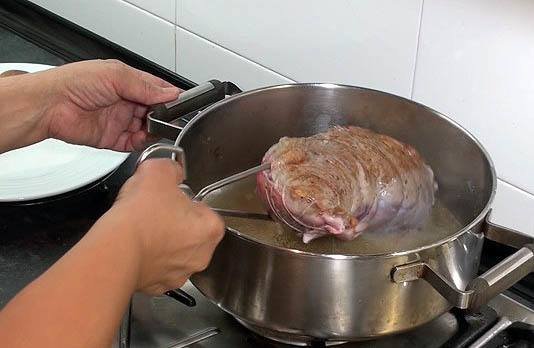 Receta de Redondo de Ternera a las dos Salsas