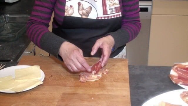 Recepta de Rotllets de Pollastre amb Pernil i Formatge