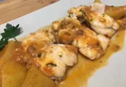 Receta de Suquet de Rape Resultado del suquet de rape