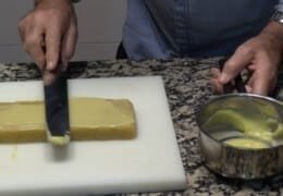 Moldeamos el turrón de Yema