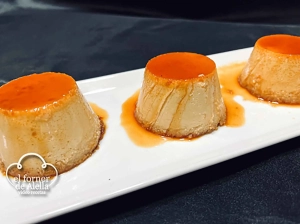 flan de turron de jijona