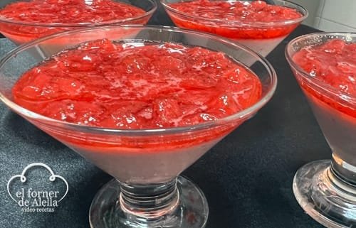 Panacotta de Fresas
