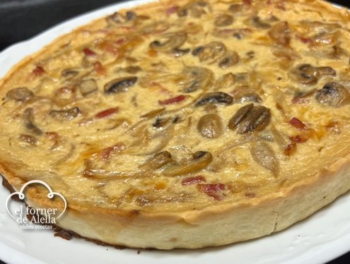 Quiche de Bacon champiñones cebolla_cj