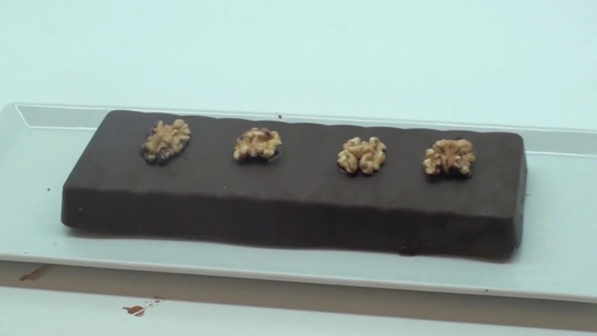 Torró de xocolata amb nous