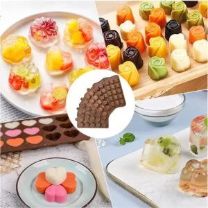 Motlles de silicona per a bombons de xocolata