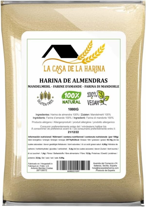 Receta de Harina de almendra