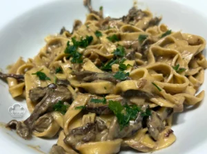 tagliatelles con ceps