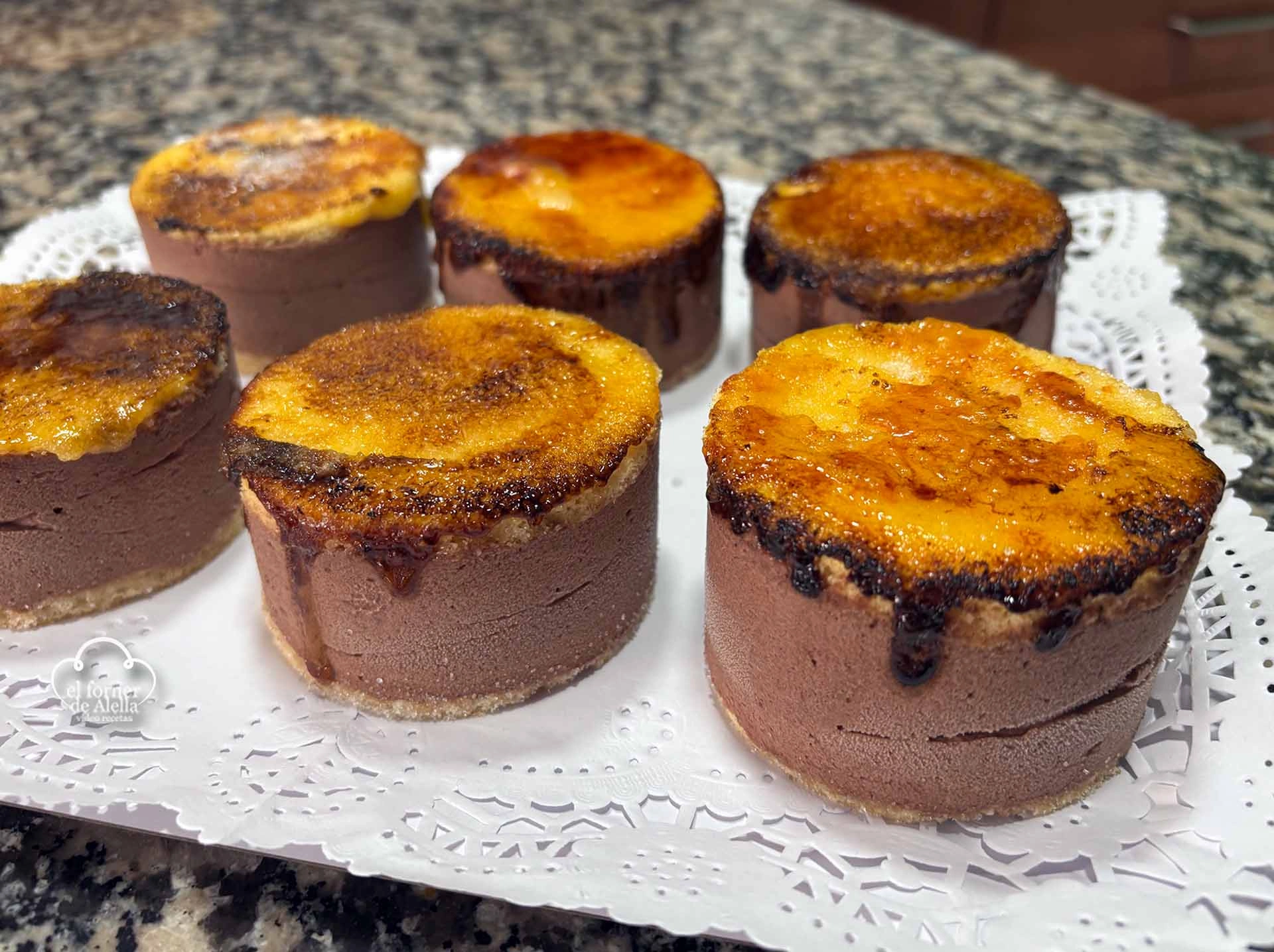 Pastelitos de trufa individuales