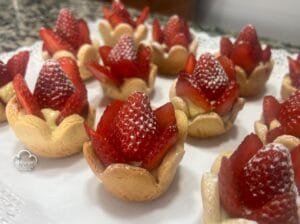 tartaletas fresas crema
